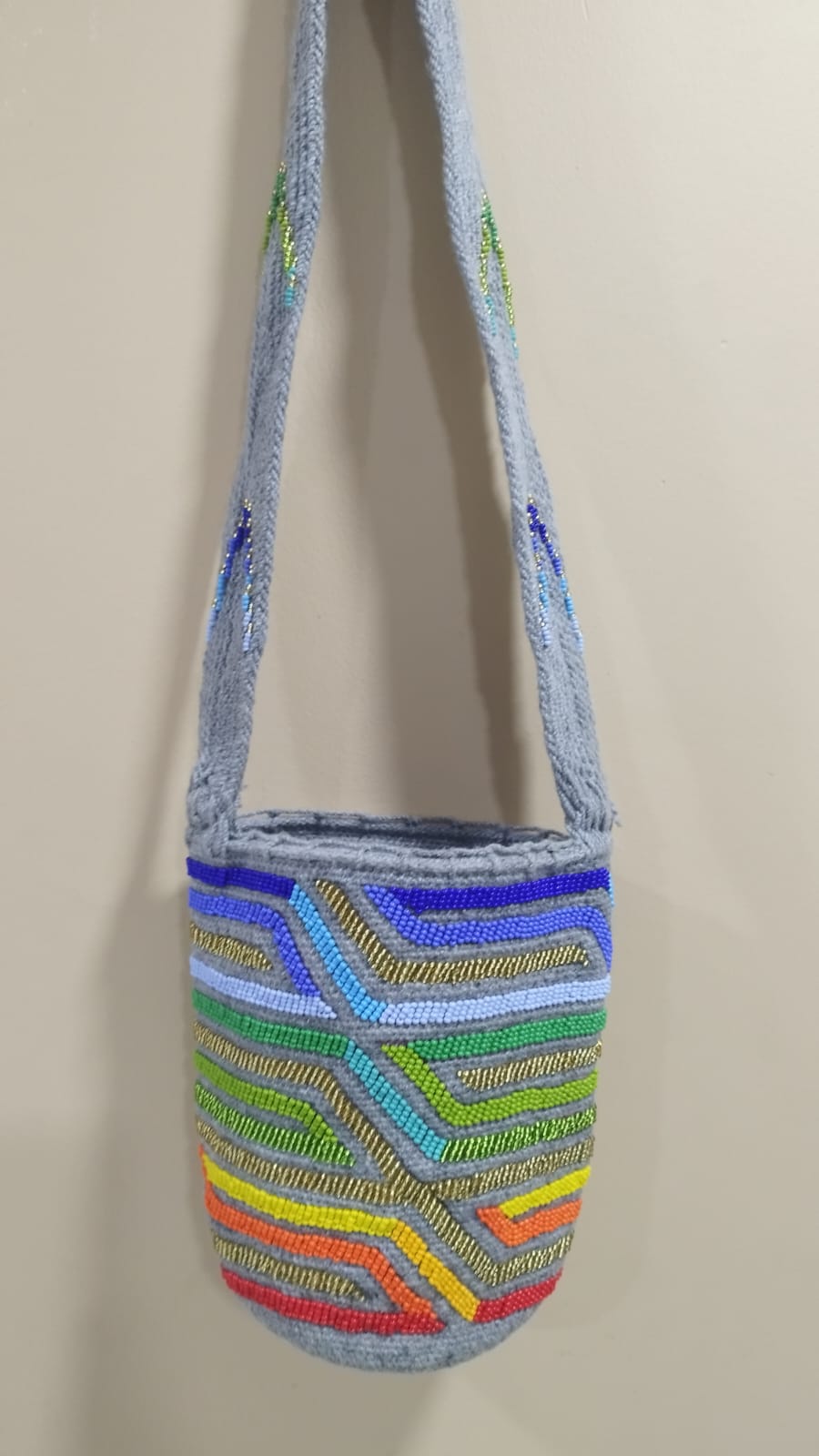 Mochila Kamhuama mediana con mostacilla - Image 13
