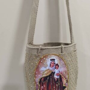 Mochila con stiker y asa